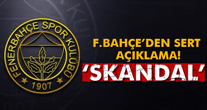 F. bahçeden Sert Açıklama