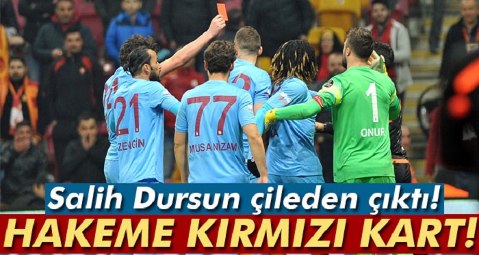 Bu Defada Futbolcudan Hakeme Kırmızı Kart