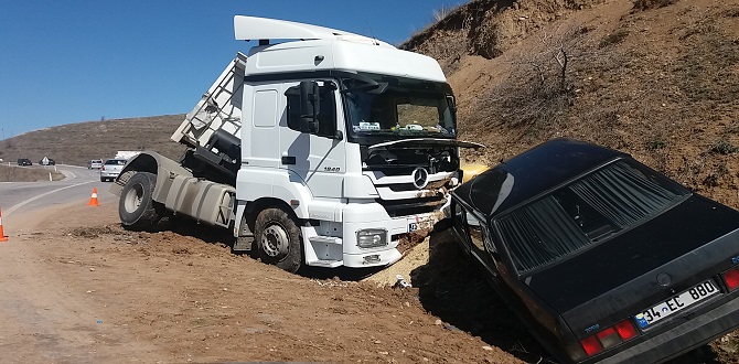 Osmancık Yolunda Trafik Kazası