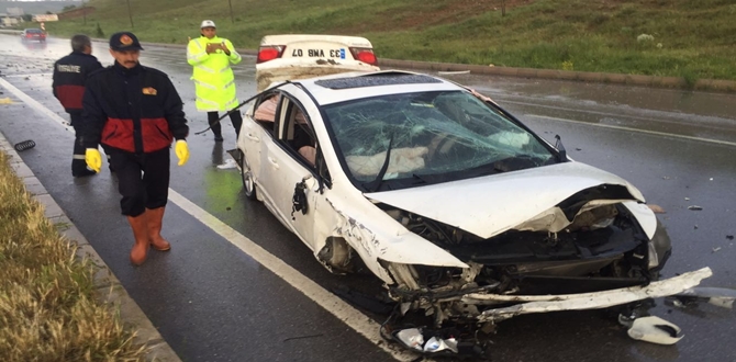 Çorum’da Trafik Kazası: 1 Yaralı