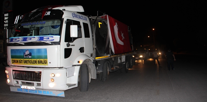 Süt Toplama Araçları Demokrasi İçin Yollarda