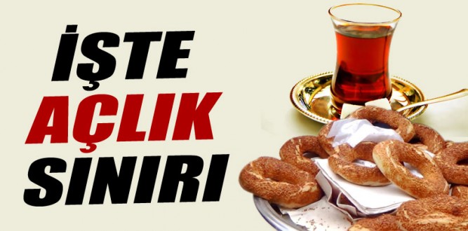 Açlık ve Yoksulluk Sınırı Açıklandı