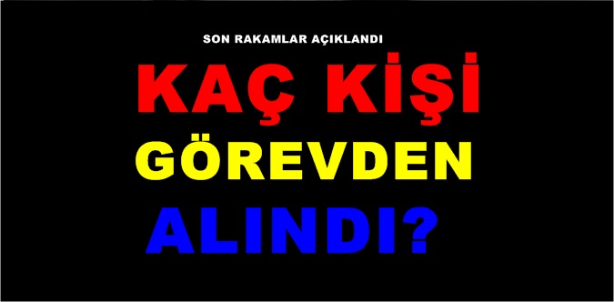 Açığa Alınan Kamu Çalışanı Ne Kadar?