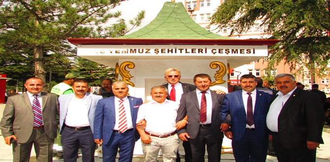 Şehitler Çeşmesi Törenle Hizmete Açıldı