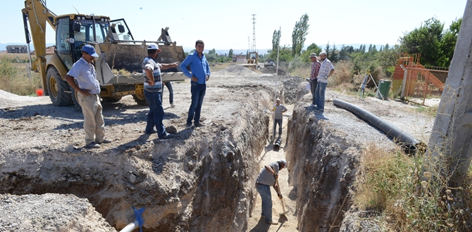 Belediye’den Kanalizasyon Çalışması