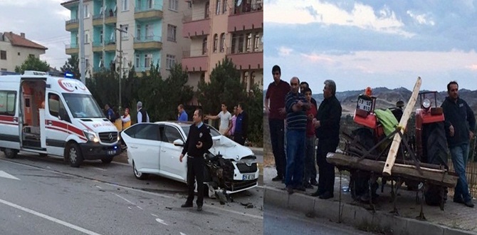 Çorum’da Trafik Kazası: 5 Yaralı