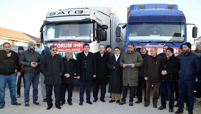 Çorum’dan Halep’e 100 Ton Gıda Yardımı