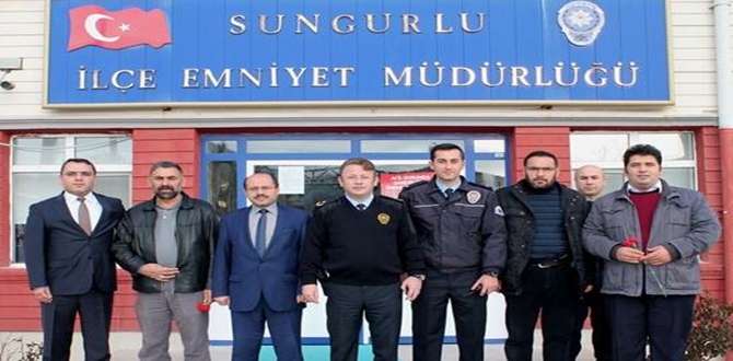 Emniyet Müdürlüğü’ne Taziye Ziyareti