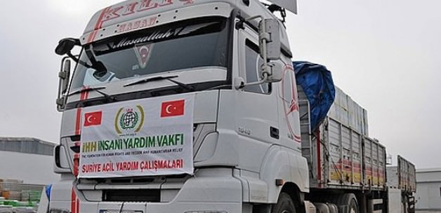 Halep İçin 5 Tır Malzeme Hazır