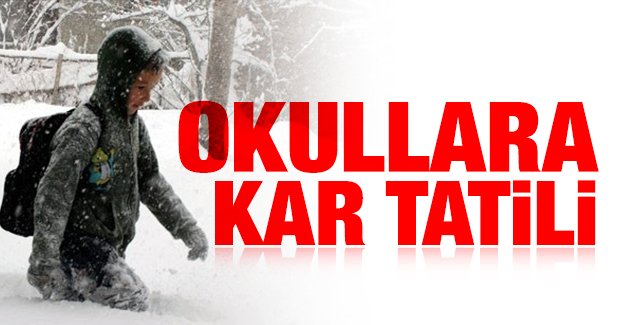 Okullarda Kar Tatili