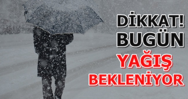 Bugün Yağış Bekleniyor