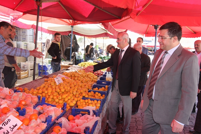 Vali Yardımcısı Zaman’dan Semt Pazarı Ziyareti