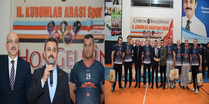 2. Kurumlar Arası Spor Şöleni Sona Erdi