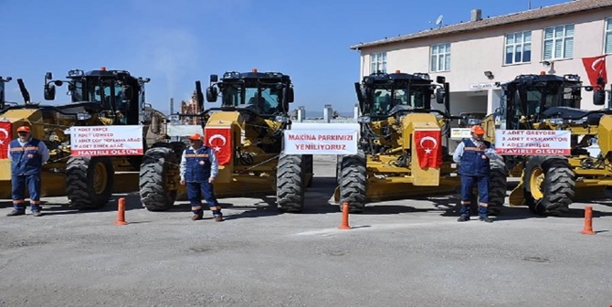 Özel İdareye Yeni İş Makineleri