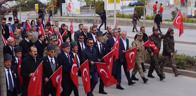 Çorum’da 57. Alay Vefa Yürüyüşü Yapıldı