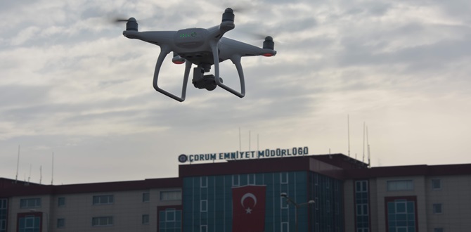 Çorum’da Trafik Denetimleri Drone ile Yapılacak