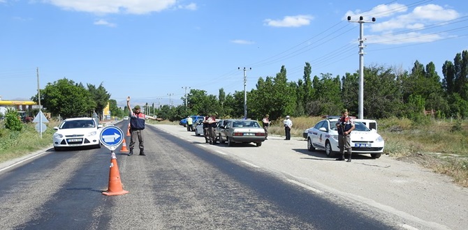 Drone ile Trafik Denetimi Yapıldı