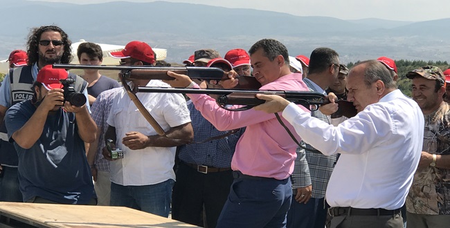 Çorumlu Trapcılar Taşköprü’de Yarıştı