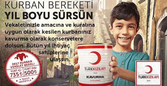 Kızılayda Kurban Kampanyası Başladı