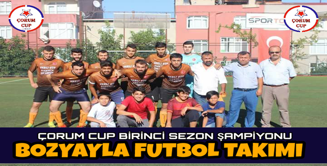 Çorumlu Gençlerin Futbol Turnuvası Sona Erdi