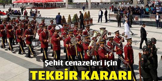 Şehit Cenazeleri Tekbirle Uğurlanacak