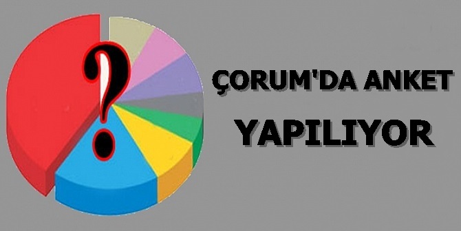 Ak Parti Çorum’da Anket Yaptırıyor