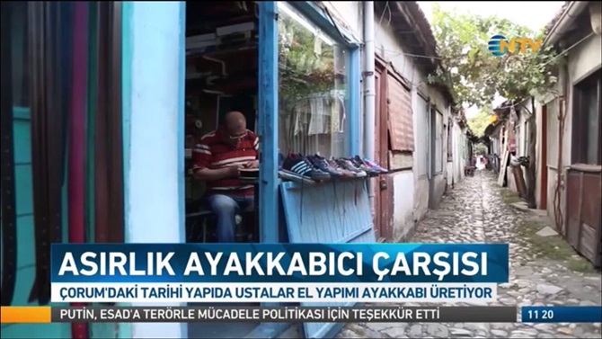 Çorum’un Asırlık Arastası NTV’de Tanıtıldı