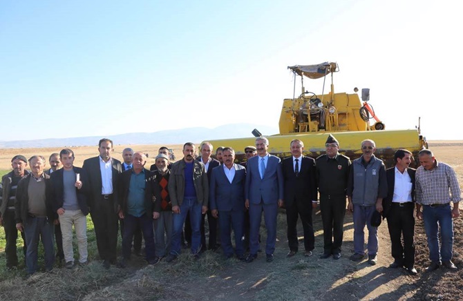 Çorum’ da İkinci Ürün Hasadı Yapıldı