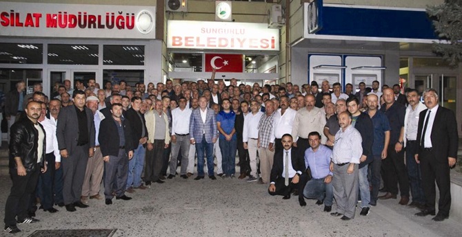 Sungurlu MHP’de Şahiner Depremi