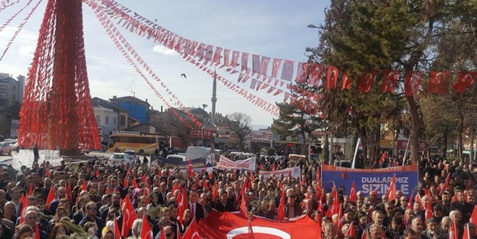 Çorum’da Zeytin Dalı Harekatı’na Destek Mitingi