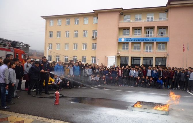 Yunus Emre’de Yangın Tatbikatı