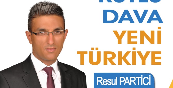 Resul Partici, Aday Adaylığını Açıkladı