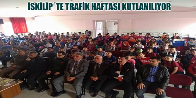 İskilip’te Trafik Haftası Kutlanıyor