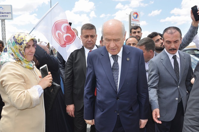 Devlet Bahçeli Sungurlu’da Karşılandı