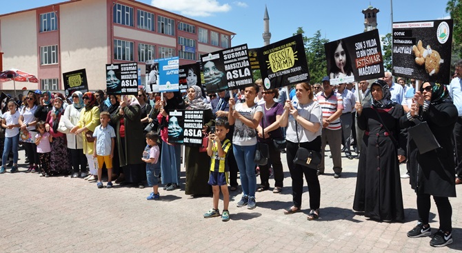 Sungurlu’da Çocuk İstismarına Tepki