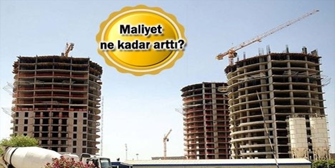 İnşaat Maliyet Endeksi Arttı