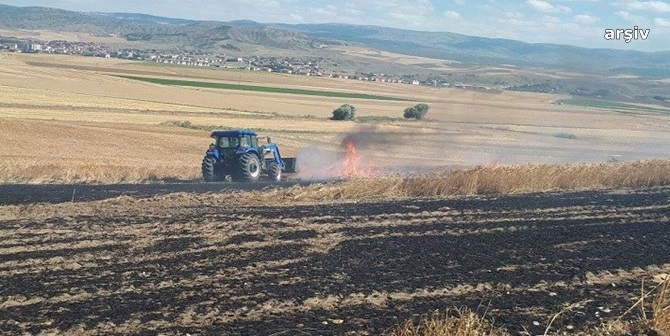 Seydim’de Ekili Araziler Kül Oldu