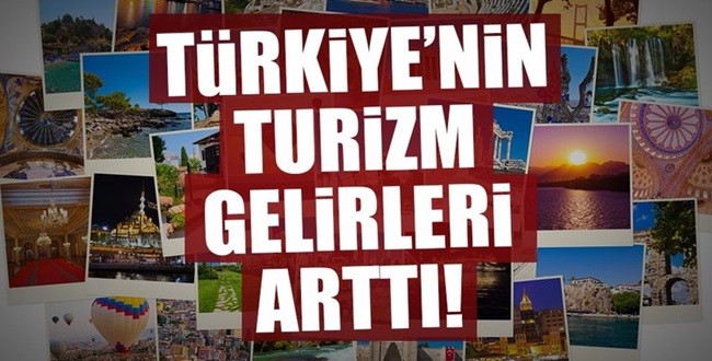 Turizm Gelirimiz Arttı