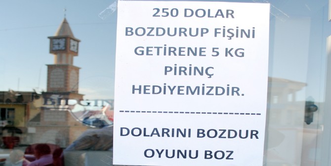 250 Dolarını Bozdurana 5 Kg Pirinç Hediye