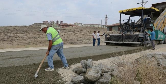 AKKENT’e Beton Yol Yapılıyor