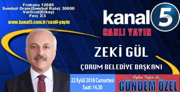 Başkan Gül, ‘Gündem Özel’e Konuk Olacak