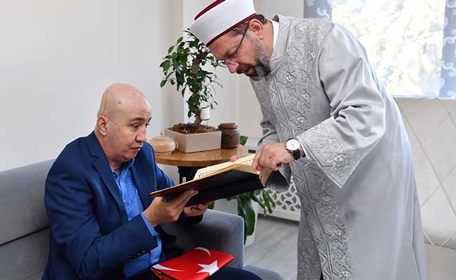 Diyanet Başkanı Erbaş’tan Hemşehrimize Ziyaret