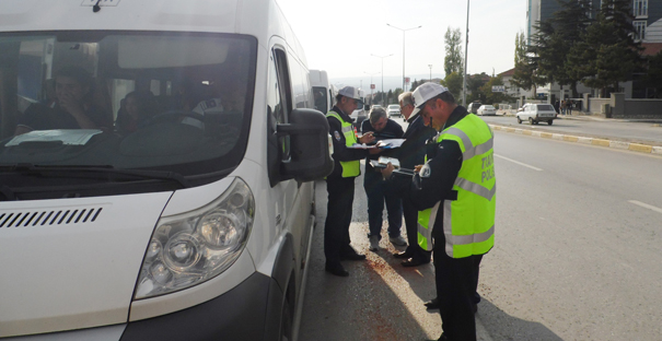 Öğrenci Servisleri Denetlendi