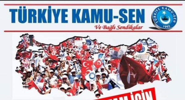 Türkiye Kamu-Sen Ek Zam İçin Alanlarda