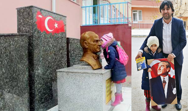 Tüfekçi’den, Zeynep’e Atatürk Portresi