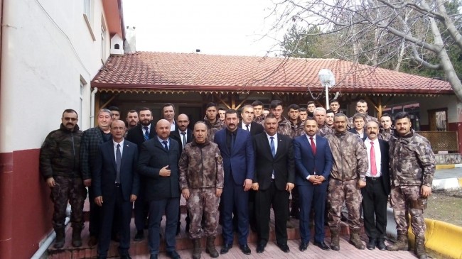 MHP Adayı Şahin’den Polis Teşkilatına Ziyaret