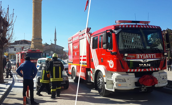 Otomobili Zabıtalar Söndürdü