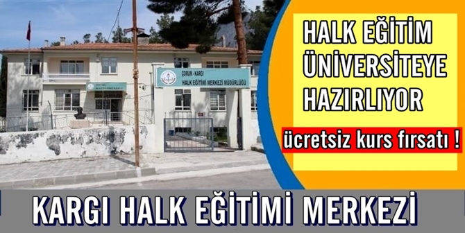 Halk Eğitim Üniversiteye Hazırlıyor