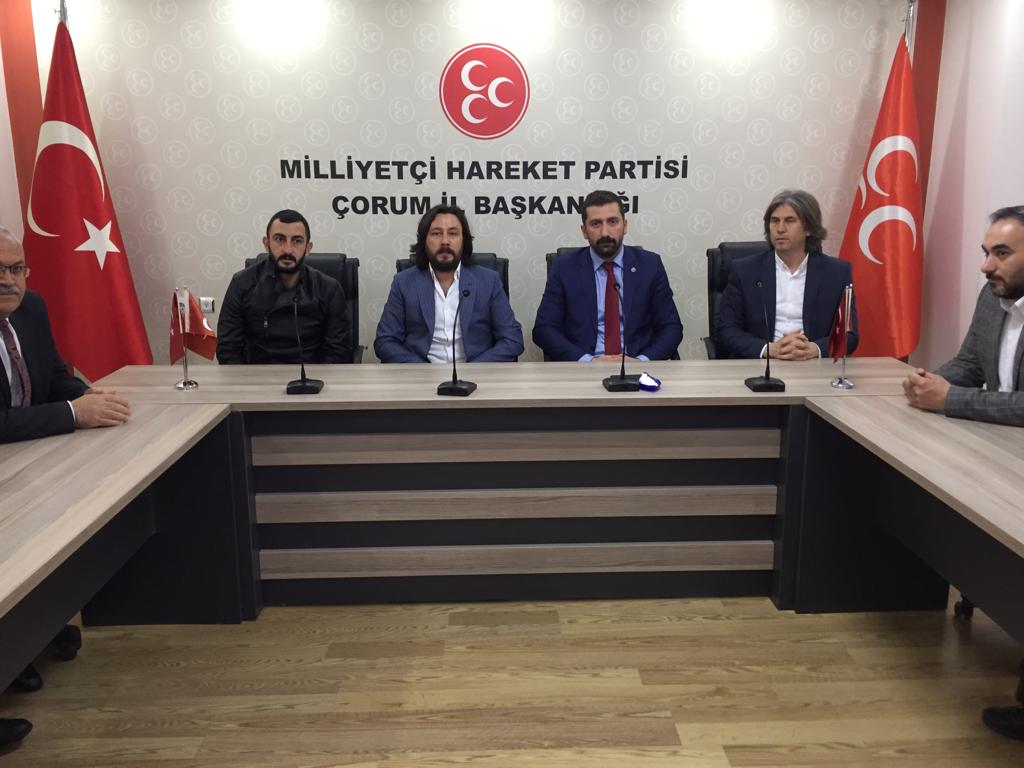 Çorumspor Yönetiminden Siyasi Partilere Ziyaret