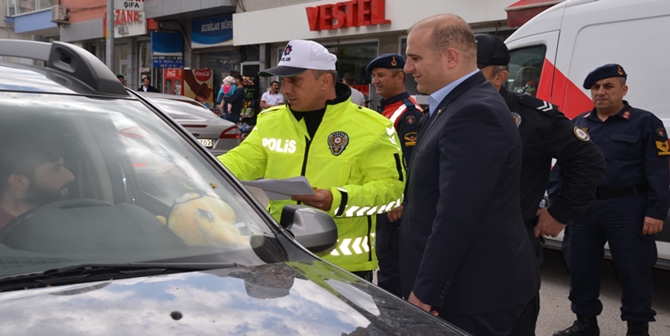 Kaymakam Taş Sürücüleri Bilgilendirildi